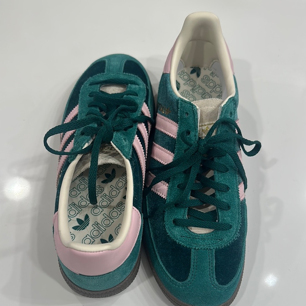 Adidas Green and Pink Handball Spezial
